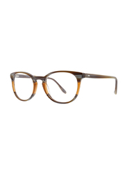 Badgley Mischka Pierce Full Rim Round Brown Frame for Men, 49/20/140