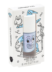 Nailmatic Kids Water Based Nail Polish, 8ml, Merlin Pearly Blue Shimmer