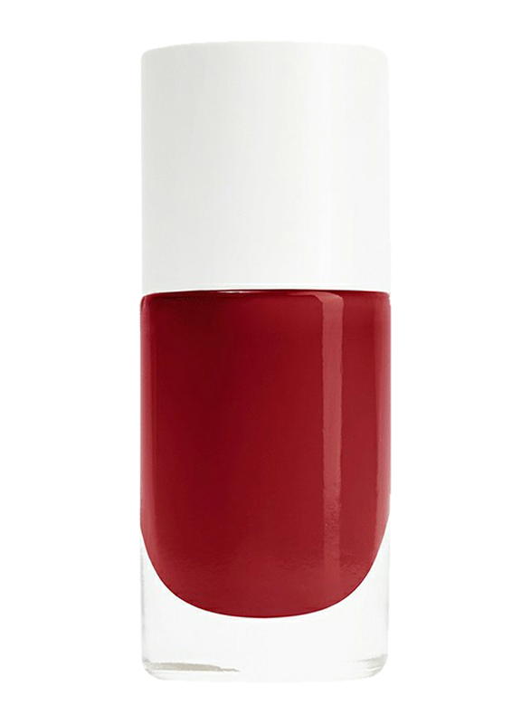 Nailmatic Pure Color Plant-Based Glossy Nail Polish, 8ml, Marilou Brick Red