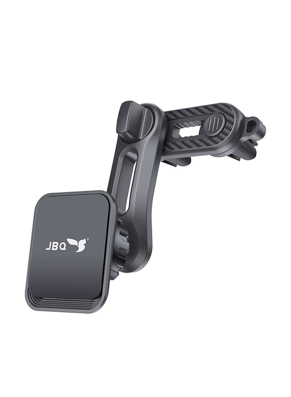 Jbq Apple iPhone 13 Pro/Pro Max 720 Degree Adjustable Magnetic Car Phone Holder, HLC-04, Black