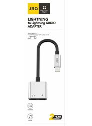 JBQ Multi-Function Lightning to Lightning Audio Adapter Charge Music Voice and Control LA-22