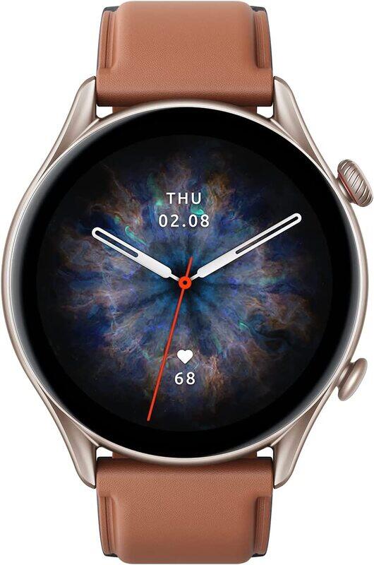 

Amazfit GTR-3 Pro 41.9mm Smartwatch, Brown