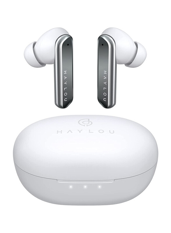 

Haylou Bluetooth/Wireless In Ear Noise Cancelling Earbuds, White