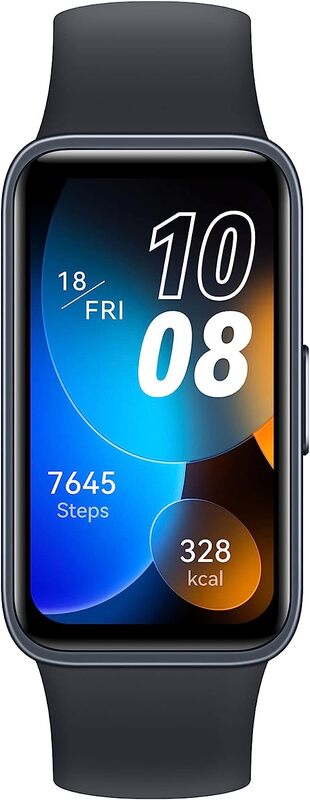 HUAWEI Band 8 Smart Watch, Ultra-thin Design, Scientific Sleeping Tracking, 2-week battery life, Compatible with Android & iOS, 24/7 Health Management, Black
