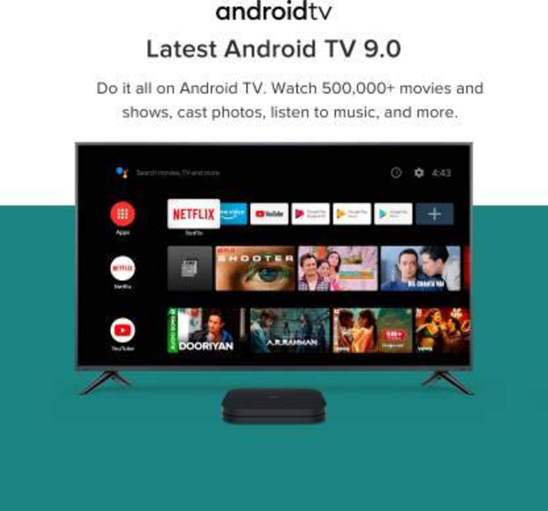 Xiaomi Mi Box Smart Intelligent 4K Ultra HD Streaming Player, Black
