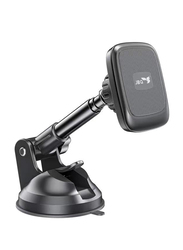 Jbq 720 Degree Retractable Magnet Car Phone Holder, HLC-03, Black