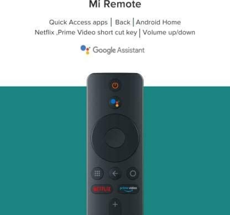 Xiaomi Mi Tv Box 4K Latest Version Smart Intelligent 4K Ultra Hd Media Player Powered By Android Ver 9.0 Global-Black