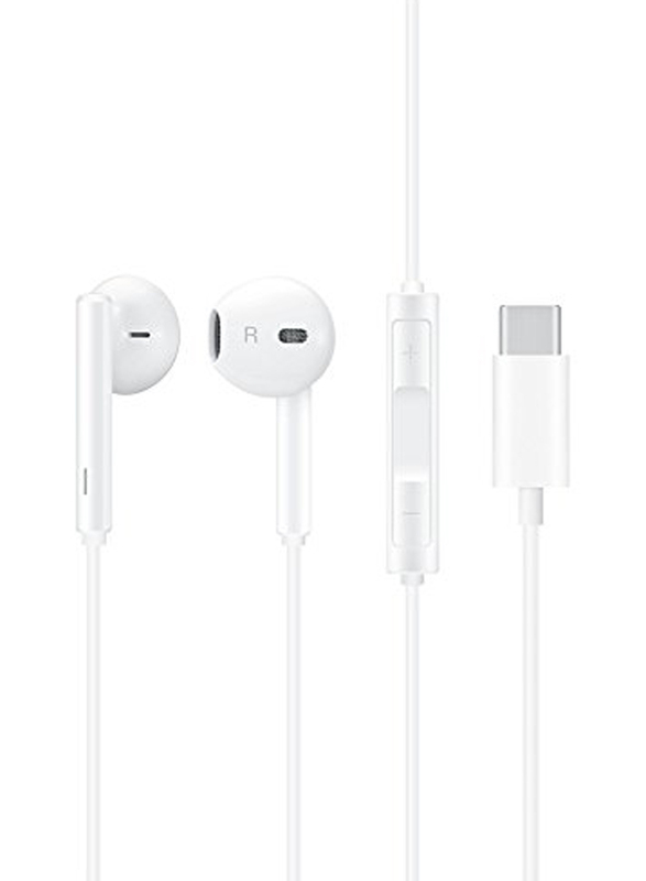 Huawei 55030088 Type-C Wired In-Ear Headphones with Mic, White
