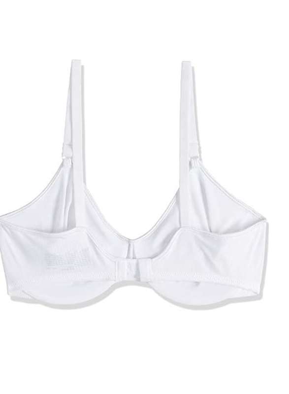 Hanes Women's Comfort Underwire Bra, White, 40D