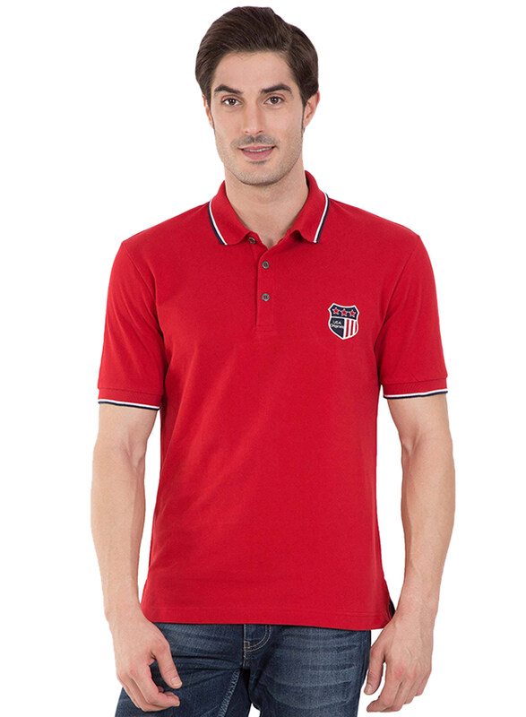 

Jockey Men's USA Originals Polo T-Shirt, US85-0103, Small, Wordly Red