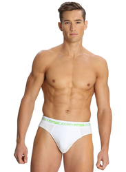 Jockey Sport Performance Brief Underwear for Men, SP02-0105, White, Small