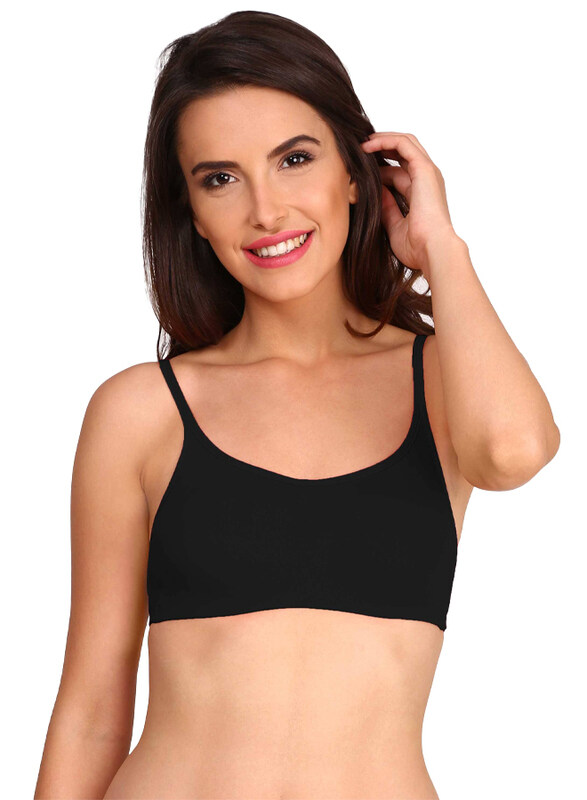 

Jockey Signature Stretch Soft Olivia Bra, Black, 32B
