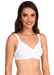 Jockey Essence Coverage Shaper Bra, White, 34C