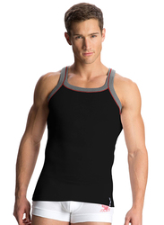 Jockey Men's USA Originals Sleeveless Fashion Vest, US54-0105, Black, Extra Large