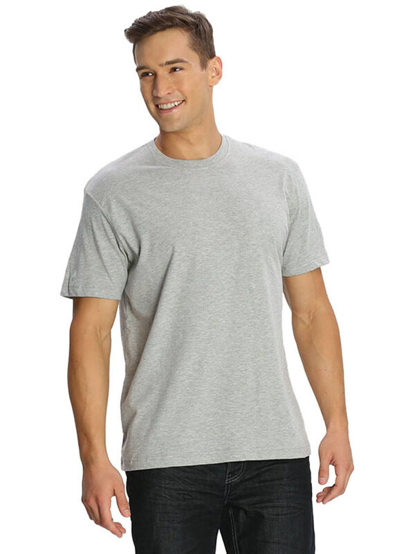 Jockey Men's 24X7 Sport Short Sleeve T-Shirt, 2714-0105, Extra Large, Grey Melange