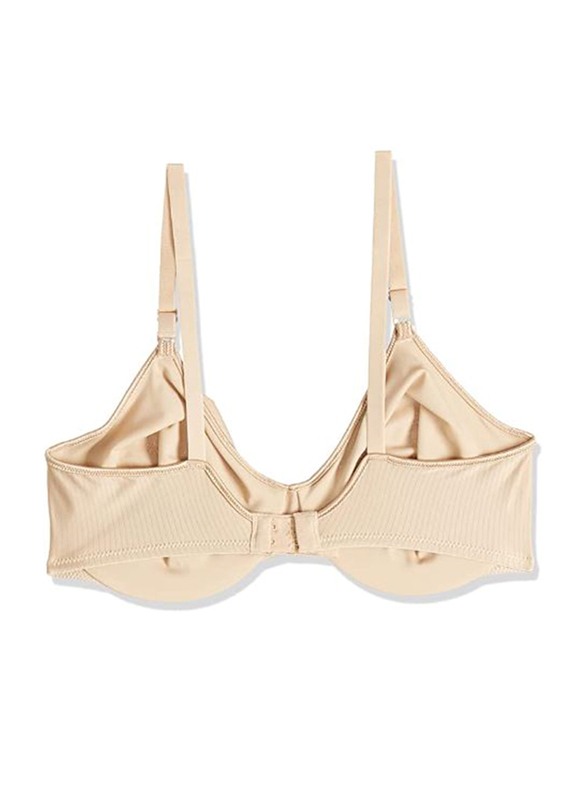 Hanes Women's Comfort Underwire Bra, Nude Beige, 40D