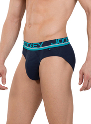 Jockey Pop Collection Modern Brief Underwear for Men, FP02-0105, Navy Blue, Extra Large