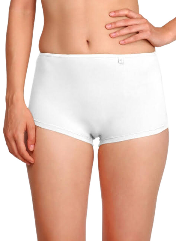 

Jockey Signature Stretch Boy Leg Panty, White, Extra Large