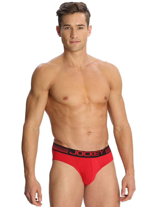 Jockey Sport Performance Brief Underwear for Men, SP02-0105, Black, Extra  Large