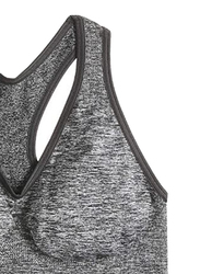 Hanes Women's Cosy Seamless Wire Free Bra, Grey, Extra Large