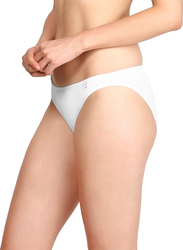 Jockey Signature Stretch Bikini Panty, White, Extra Large