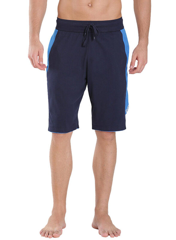 

Jockey Men's Sports Active Shorts Small, Navy/Neon Blue