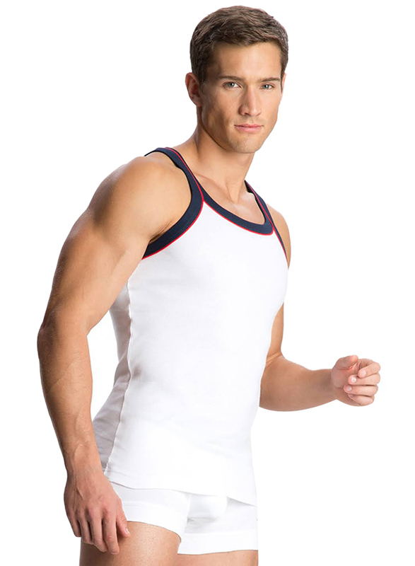 Jockey Men's USA Originals Sleeveless Fashion Vest, US54-0105, White, Extra Large