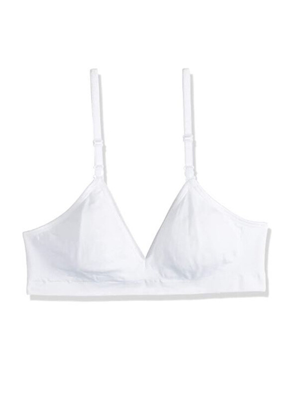 

Hanes Women's Convertible Seamless Wire Free Bra, White, Large