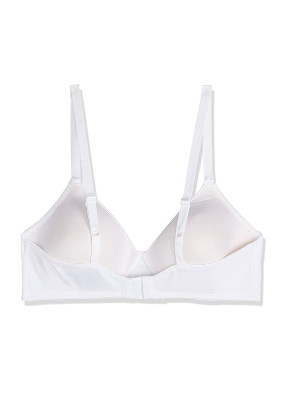 Hanes Women's Comfort Shape Concealing Petals Underwire Bra, Nude