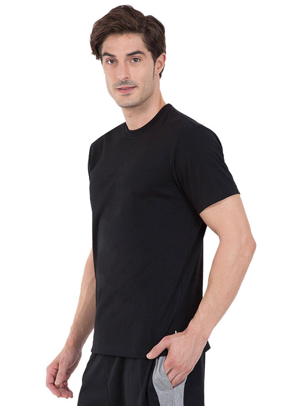 Jockey Men's 24X7 Sport Short Sleeve T-Shirt, 2714-0105, Double Extra Large, Black