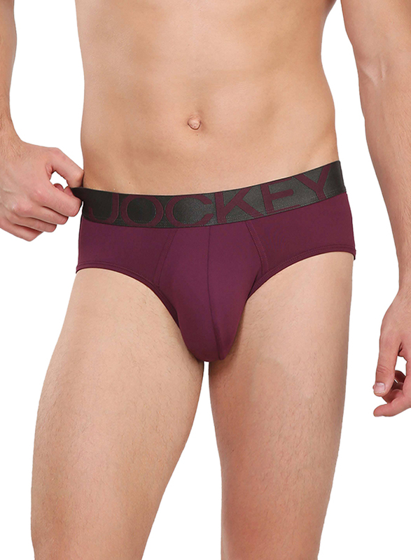 Jockey International Collection Brief Underwear for Men IC27 0105 Potent Purple Small Buy Underwear Online Clothing DubaiStore Dubai Store