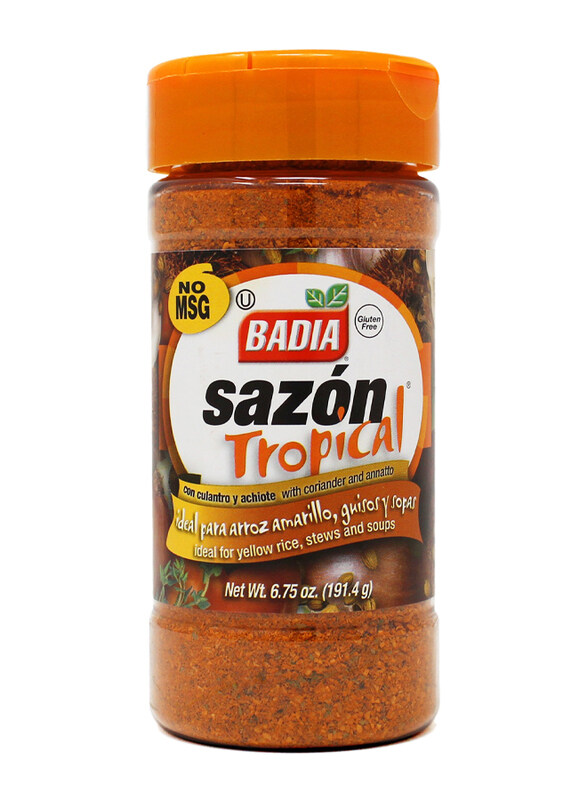 

Badia Gluten Free Sazon Tropical Spices, 191.4g