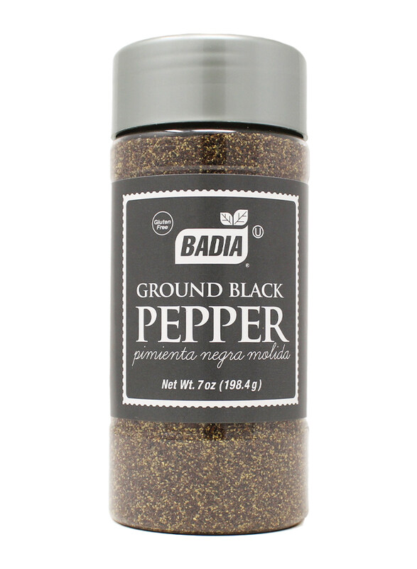 

Badia Gluten Free Ground Black Pepper Spices, 198.4g