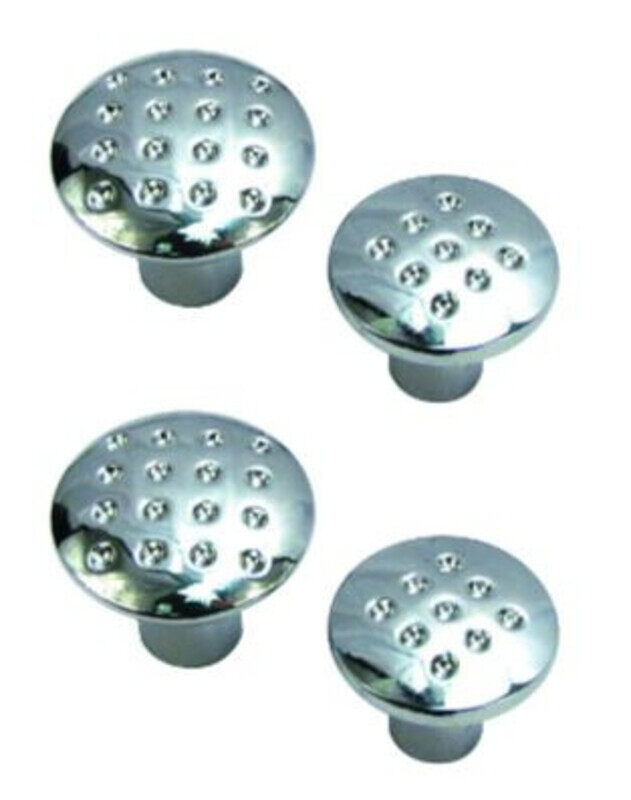 

Robustline Highly Quality Cupboard Knob For Drawer/Cupboard (Pack of 4) CP - 24MM - 708 (Dotted)