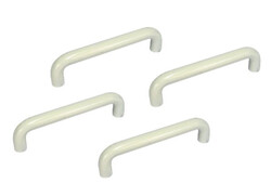 Robustline Highly Quality Plastic Drawer Pull Handle - White - 4" (96mm) - K111