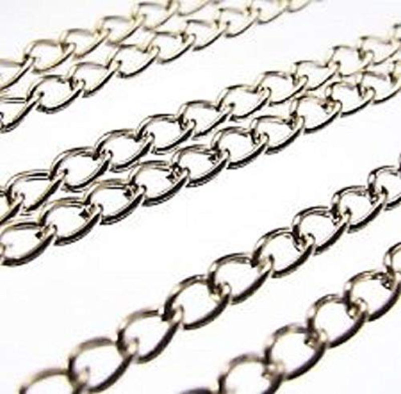 Robustline Metal Twisted Chain, Silver