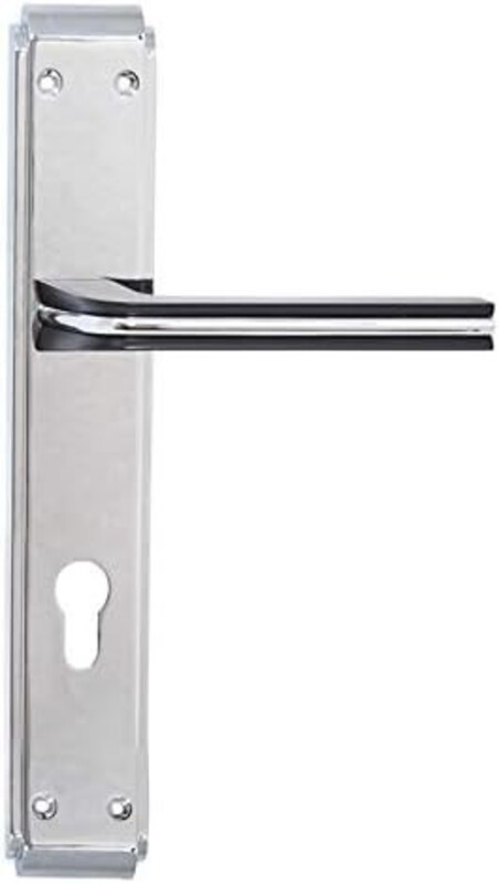 Robustline Zinc Lever Door Handle Premium Quality Black and CP BY0284