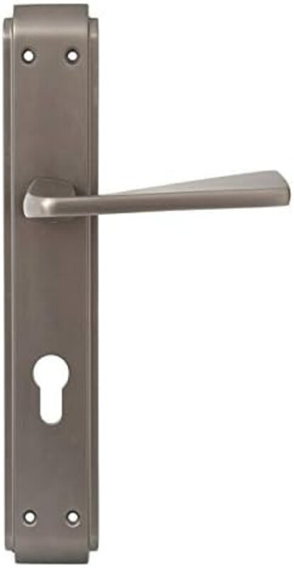 Robustline Zinc Lever Door Handle Premium Quality Black Nickle BY0012