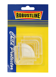 روبستلاين واقي اثاث للزوايا الحادة مكون من 4 قطع, شفاف