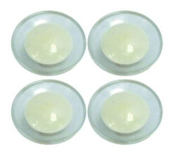 Robustline Highly Quality Platsic Drawer Knob - Cupboard Knob (Pack of 4) White 316