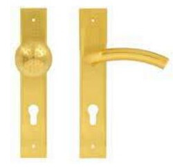 Robustline Aluminium Lever Door Handle Premium Quality Golden One Side Knob