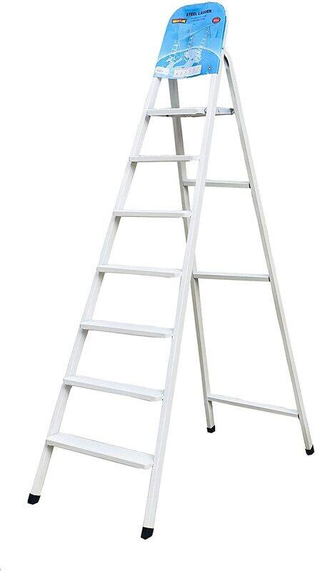 

Robustline Steel Ladder 7 Steps - White