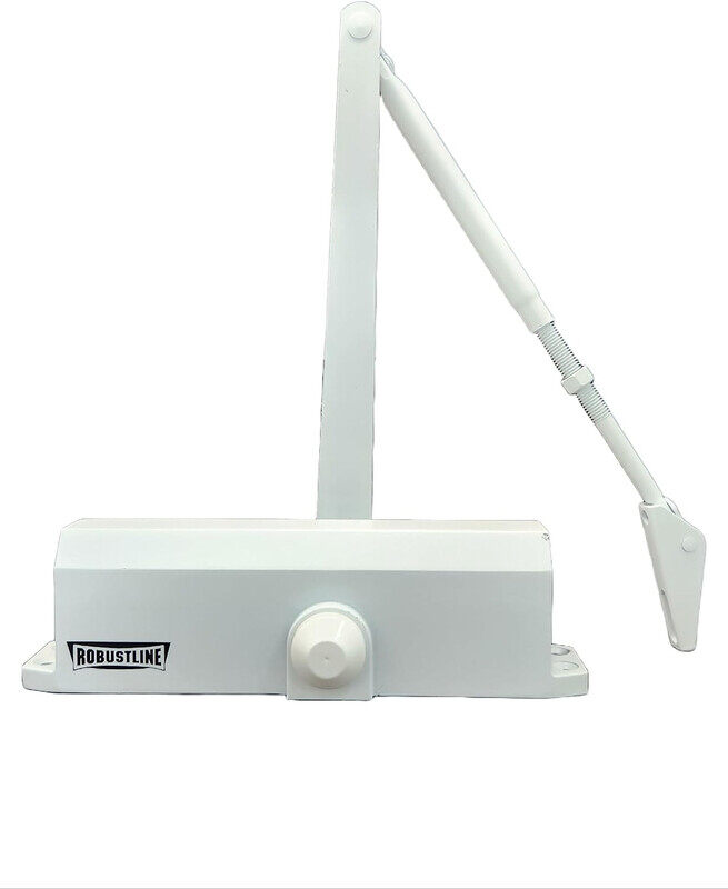 

100 Robustline Door Closer - Premium Quality (Multi Color and Capacity) (3816 - White, 15Kg - 150Kg)