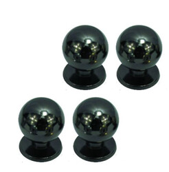 Robustline Highly Quality Cupboard Knob For Drawer/Cupboard (Pack of 4) Matt Black - 25MM - CS-551