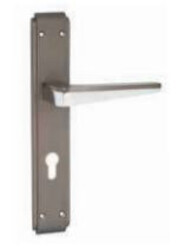 Robustline Zinc Lever Door Handle Premium Quality Black Nickle and CP BY0271