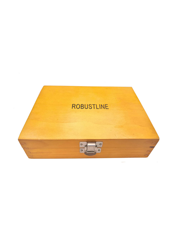 Robustline Woodworking Router Bit Set, 12 Pieces, Black