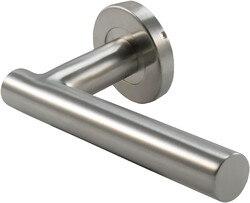 Robustline Rose Type Lever Door Handle Premium Quality Stainless Steel T Type Lever Handle with Rose