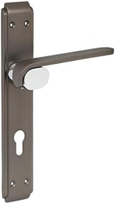 Robustline Zinc Lever Door Handle Premium Quality Black Nickle CP BY0235