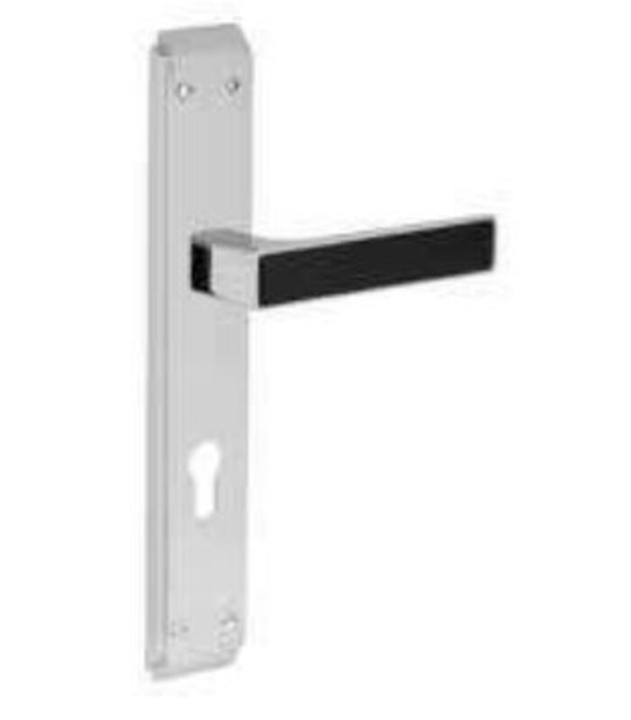 Robustline Zinc Lever Door Handle Premium Quality Black and CP BY0282