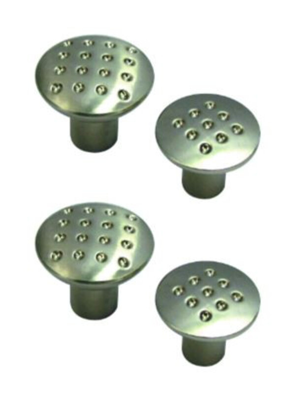 Robustline Highly Quality Cupboard Knob For Drawer/Cupboard (Pack of 4) SS - 24MM - 708 (Dotted)